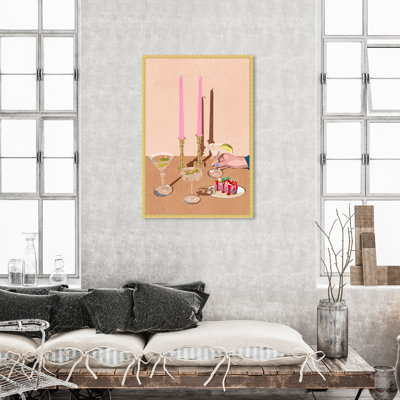 " After Dessert " Painting Print