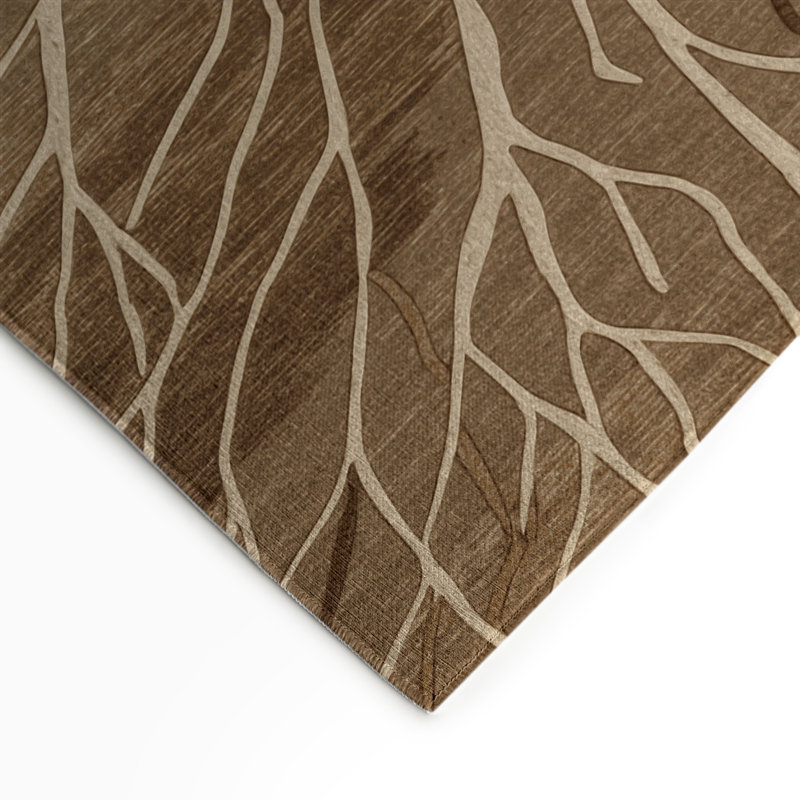 Tapis d'intérieur et d'extérieur brun Nature, Rectangulaire 3 pi x 5 pi