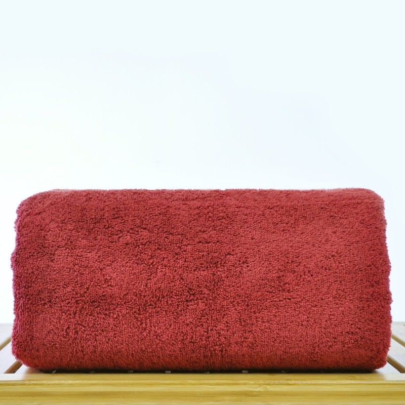 Serviette de bain 100% coton, Canneberge