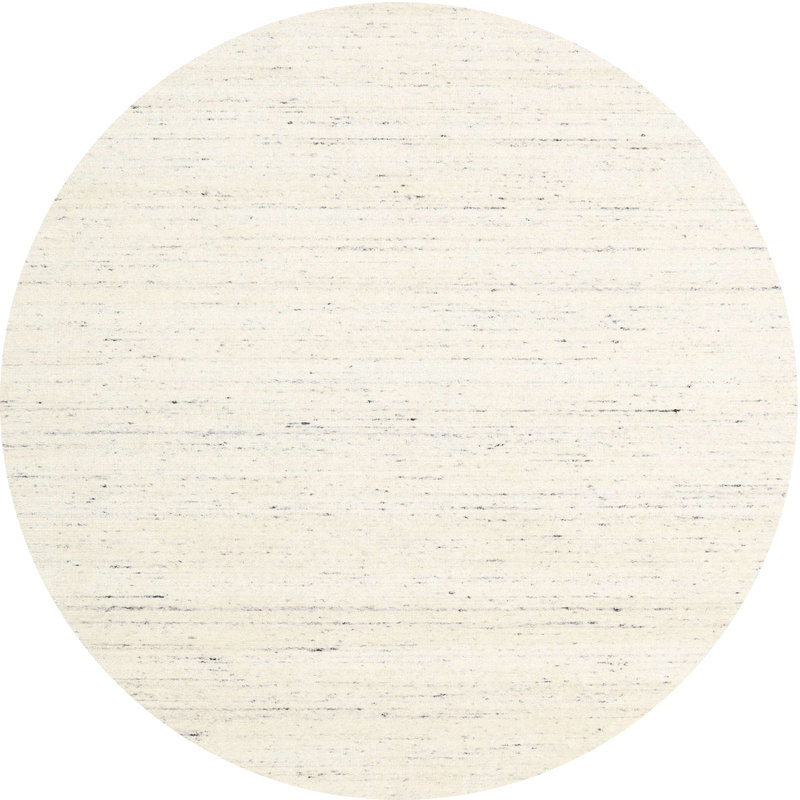 Surface beige contemporaine tapis, Rond 4 pi