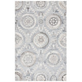 Roussel Hand Tufted Wool And Cotton With Latex Floral Rug