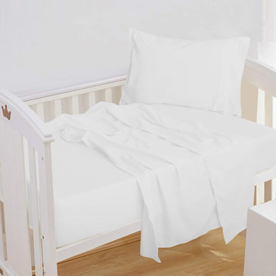 Toddler Sheet Set, 1800 Brushed Microfiber Crib Sheet Set - NTBAY