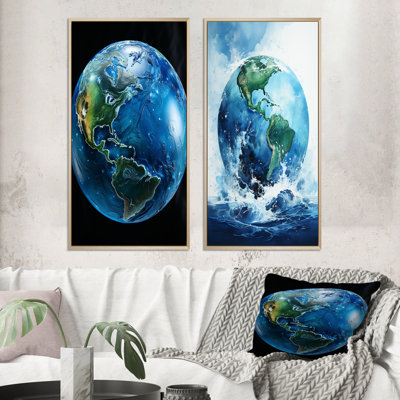 «Earth Blue Earth», 2 pièces