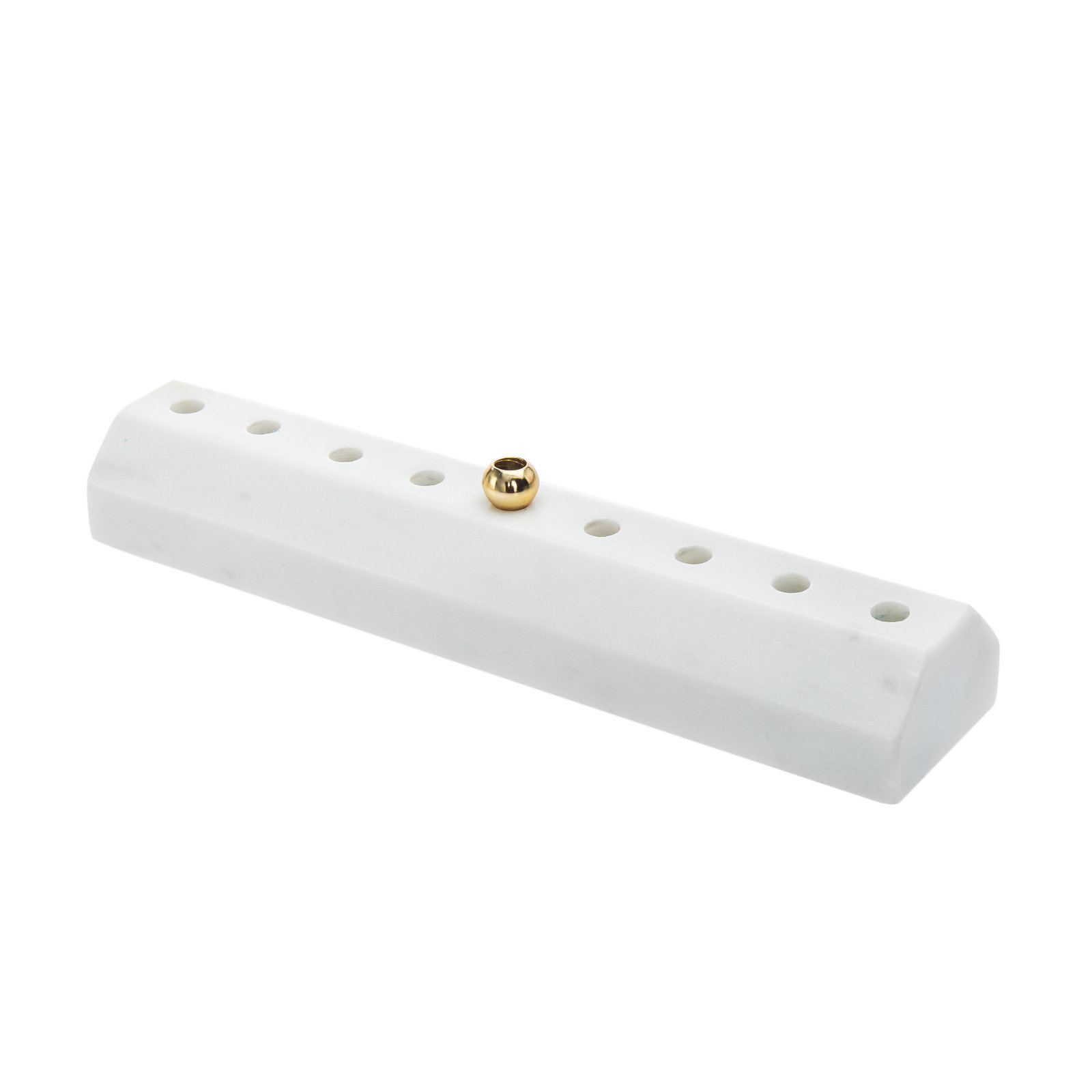 Marble Faceted Menorah