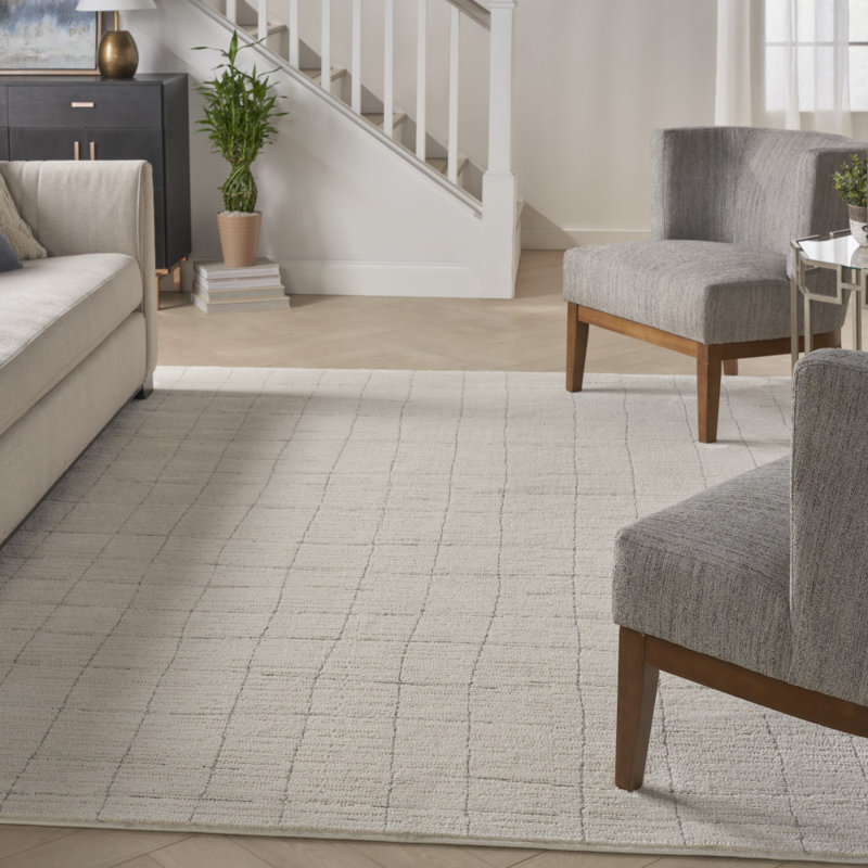 Huston Plaid Indoor Rug, Rectangle 4'3" x 6'2"
