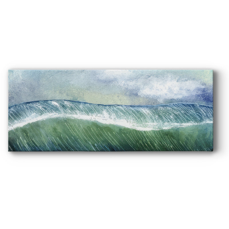 Crashing Wave I sur toile, H 12 po x l 30 po x P 1,5 po