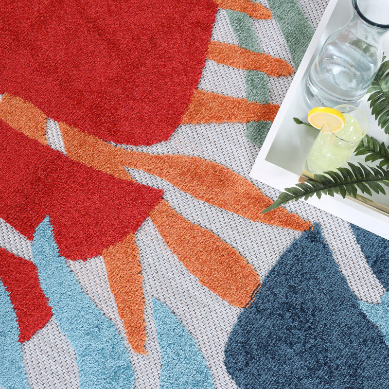Tapis intérieur / extérieur Waikiki, Rectangle 5 pi 6 po x 8 pi