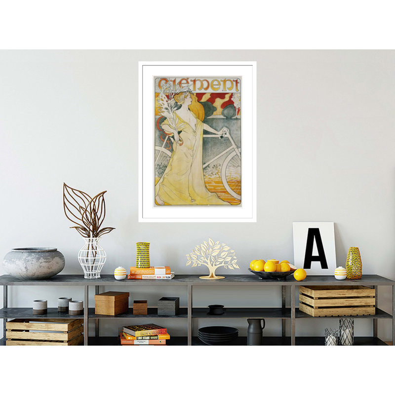 Affiche Clément par Foache, impression giclée sur cadre, H 41,5 po x l 30,4 po