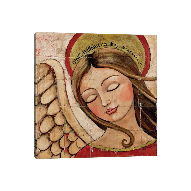 Pray Without Ceasing by Teresa Kogut - Print on Canvas, Wrapped Canvas, 45.72 cm H x 45.72 cm W x 1.91 cm D