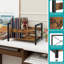Iron 26.8 cm H Media Shelves