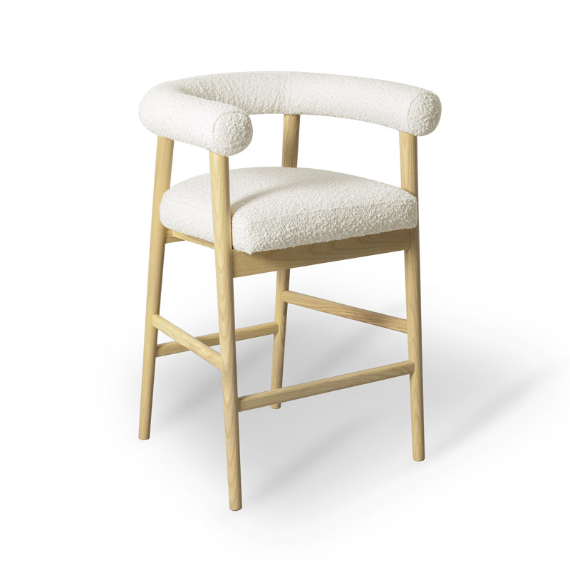 Tabouret de bar Lowther Spara Performance, Crème, crème