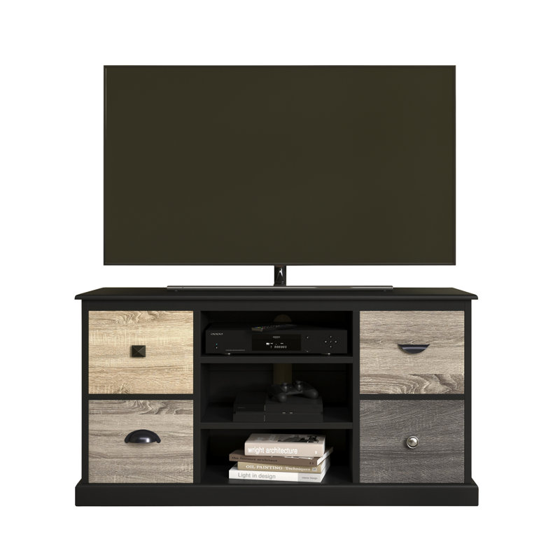 Ellard Unfinished TV Stand for TVs up to 50", Black