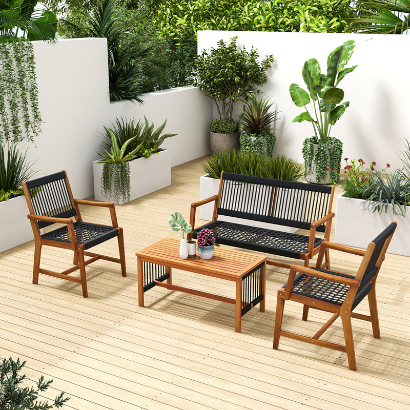 Acacia 4 - Person Patio Conversation Set