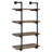Shannock 46'' H Stainless Steel Floating Bookcase-294782416-294782417