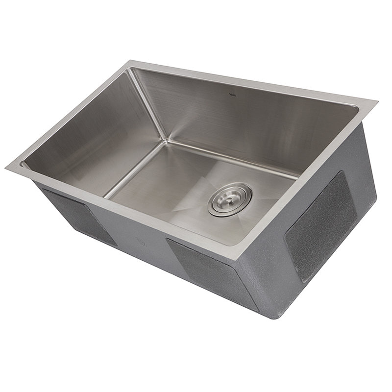 Island 32'' L Stainless Steel Undermount Single Basin Kitchen Sink