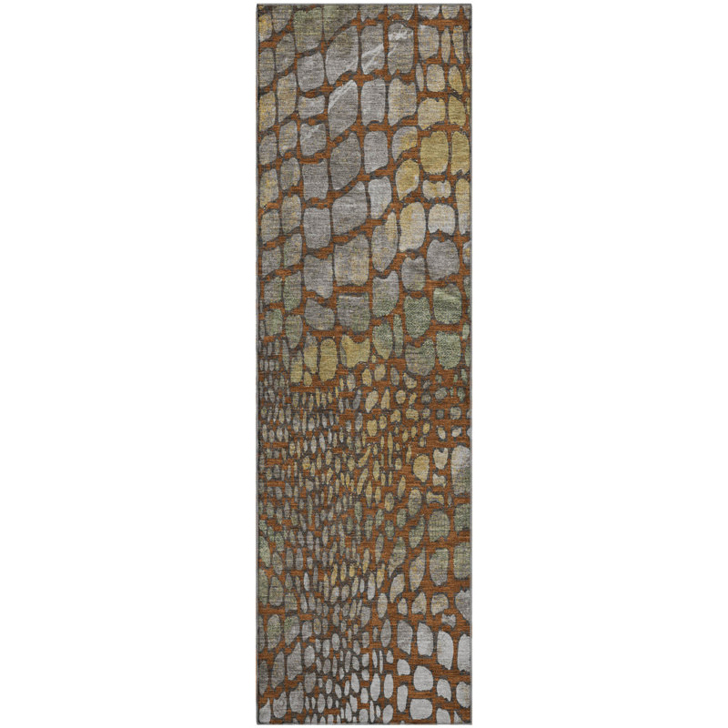 Tapis de qualité supérieure lavable à la machine Elvis AMF988, Tapis de couloir 2 pi 3 po x 7 pi 6 po