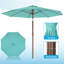 Parasol de patio 9 pi avec base-133047203