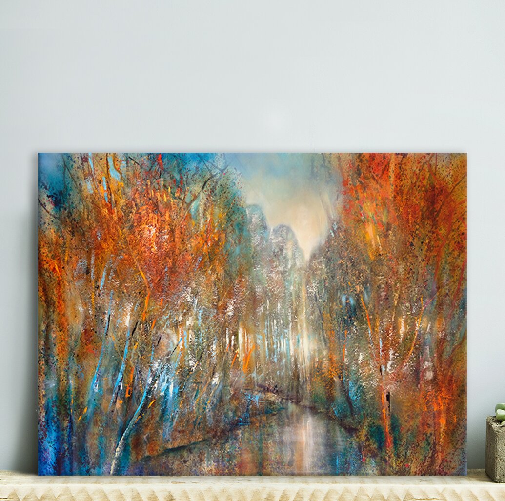 Leinwandbild Forest River von Annette Schmucker