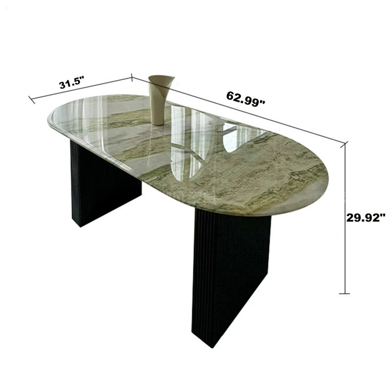 Table de salle à manger 62,99 po, 29.92" H x62.99" W x 31.5" D