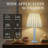 16” Table Lamp with Stacked Blue Base-1006555416