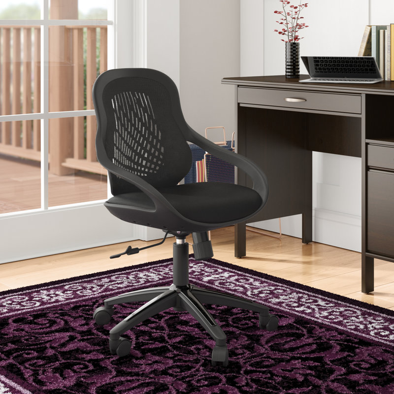 Carlo Mid-Back Mesh Office Chair, Black