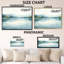 «Soft Lake Morning Reflection I - Blue Landscape», art mural encadré-457527017-457527021