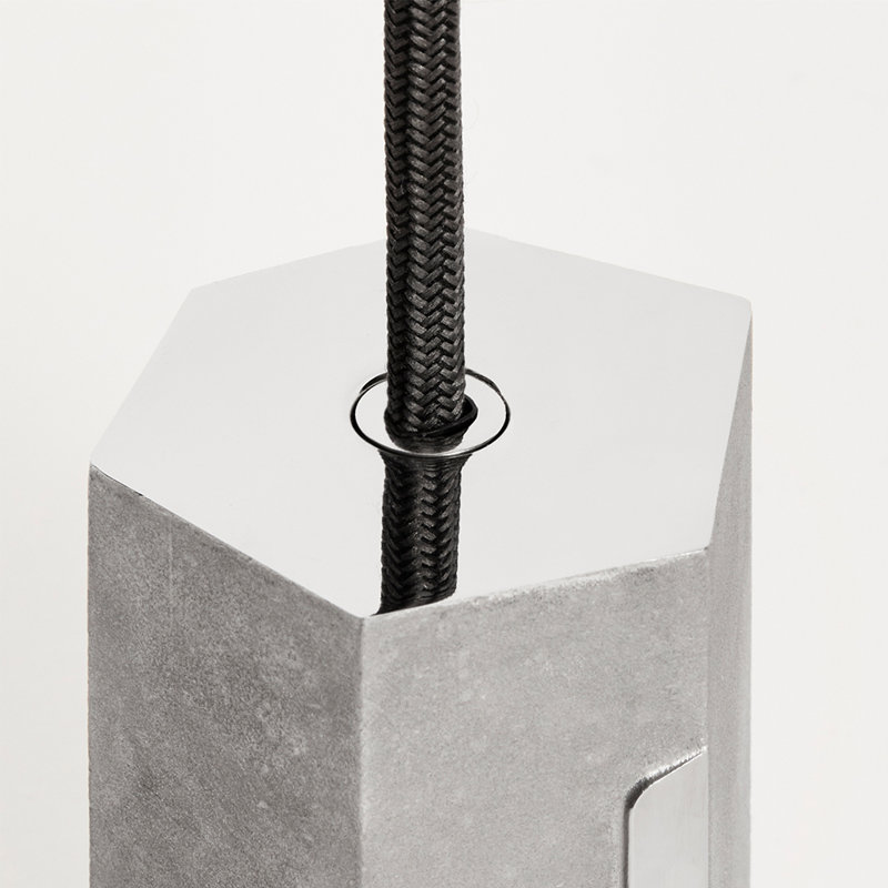 Basalt 1 - Light Pendant, Stainless Steel
