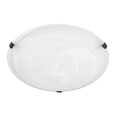 Alan Glass Flush Mount