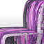 Fauteuil de chambre moderne rembourré en velours Brechta Vibrant Curve Design II-112841072