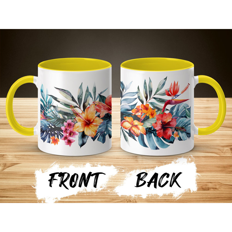 Ceramic Coffee Mug, Yellow