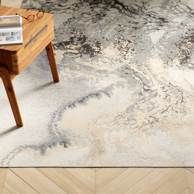 Abstract Area Rug, Rectangle 117 x 178cm
