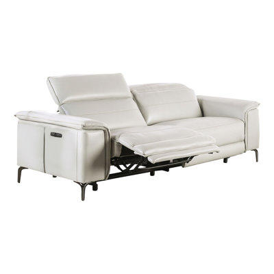 Canapé inclinable en cuir 88 po Chelita