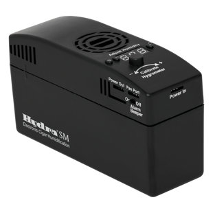 Humidificateur à cigares électronique Personal Series, qualité supérieure, DEL, noir