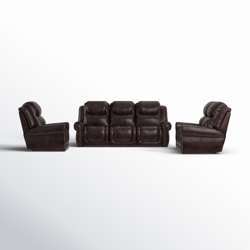 Ensemble de salon inclinable 3 pièces Clyburn