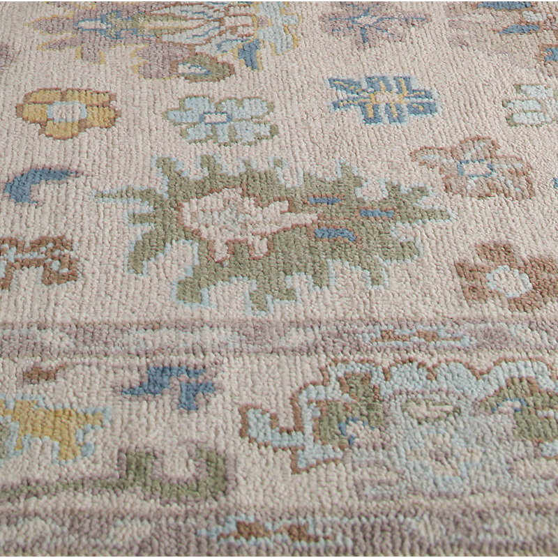 Cove Hand-Knotted New Zealand Wool Low Pile Indoor Rug Traditional, Rectangle 8' x 11'