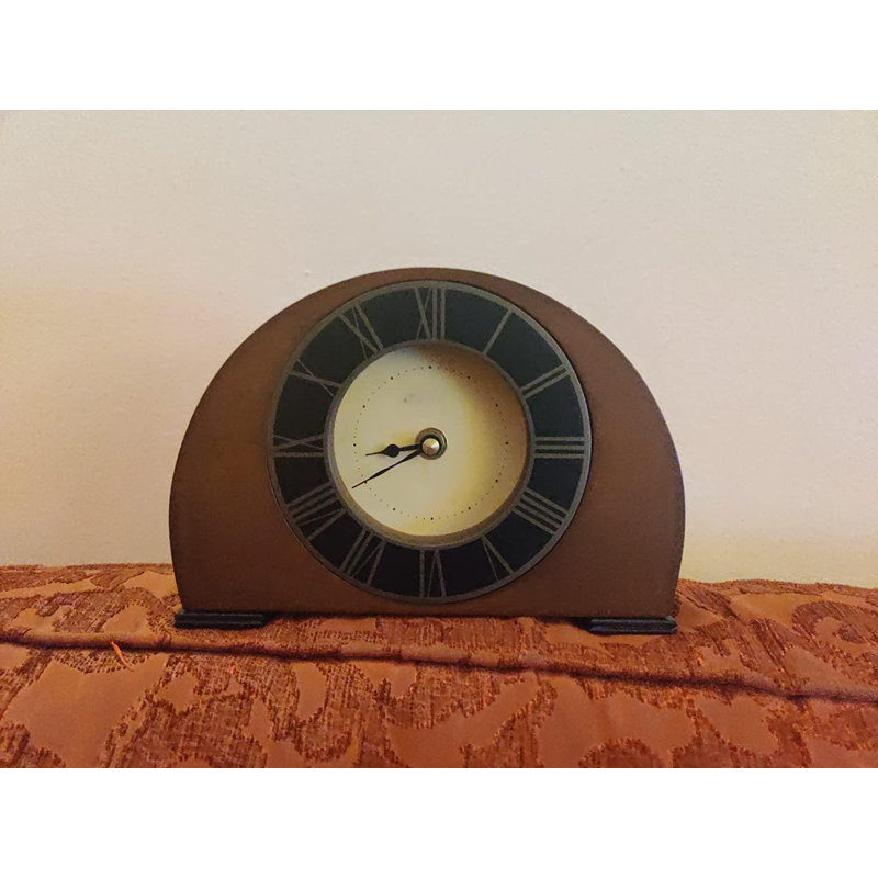 Clock, Walnut Finish