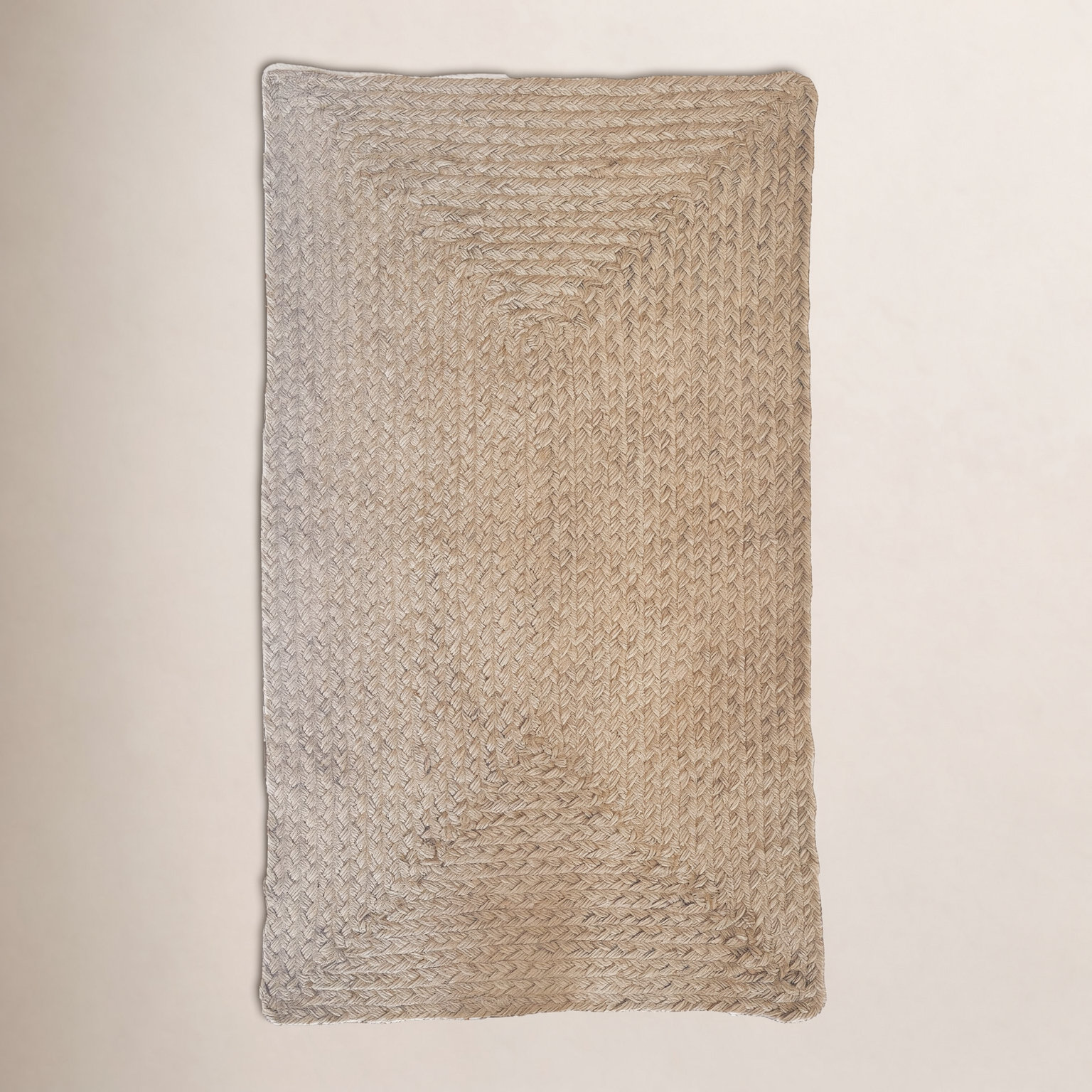 Braided Jute Rug, Rectangle 1'8" x 2'6"
