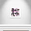 Expressions modernes - tons mauves - peinture encadrée-60347022-60347020