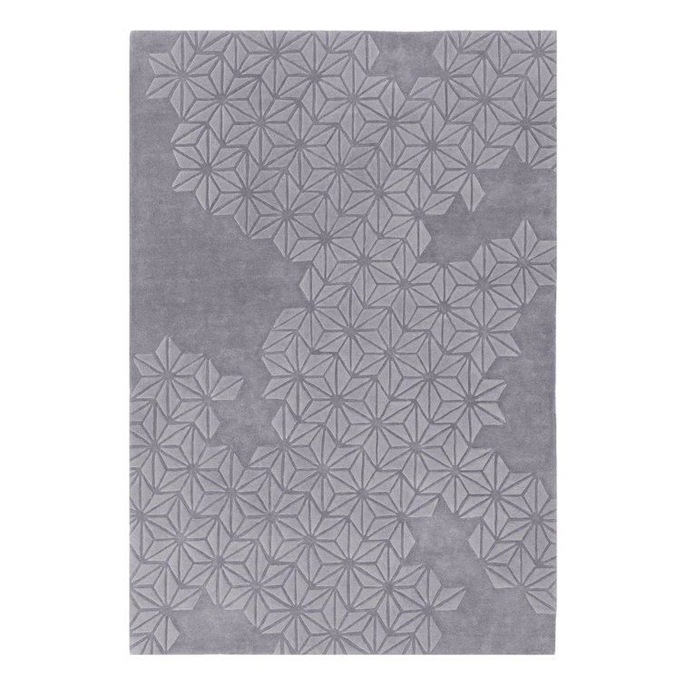 Olive Geometric Hand Woven Area Rug