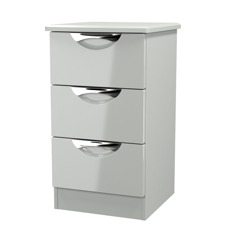 Taetum 40cm W Manufactured Wood Bedside Table
