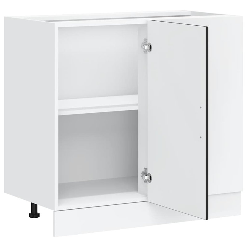 Kitchen Base Cabinet Kalmar Engineered Wood, Black