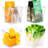 4PK Small Square Fridge Bin With Handle