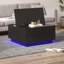 Pedestal Coffee Table with Storage-936695253