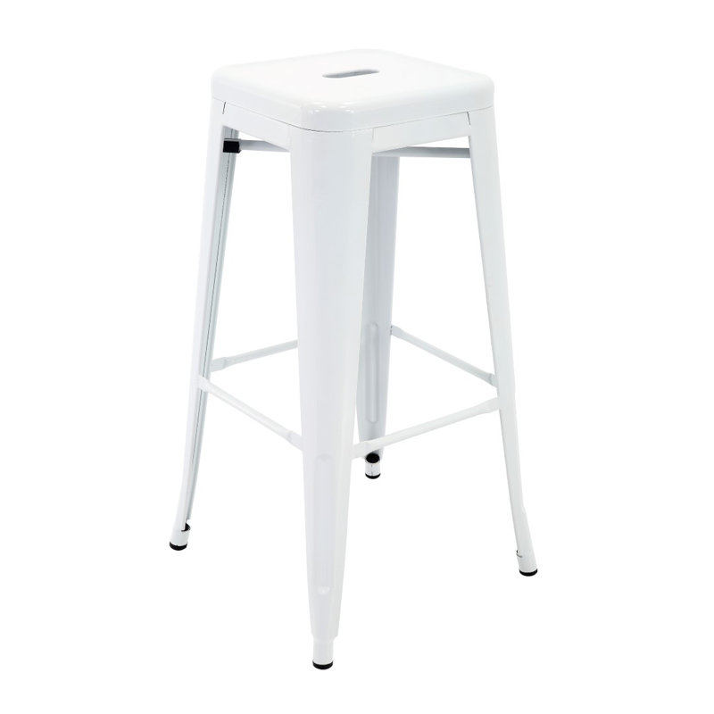 Tabouret de bar Candys, Blanc