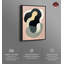 «Black Hair Mermaid Doll», art mural rétro abstrait par Notoriart-102551677-102551678