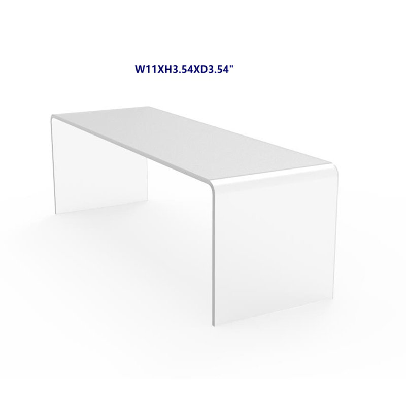 3 Piece Acrylic Plexiglass Clear Riser Set