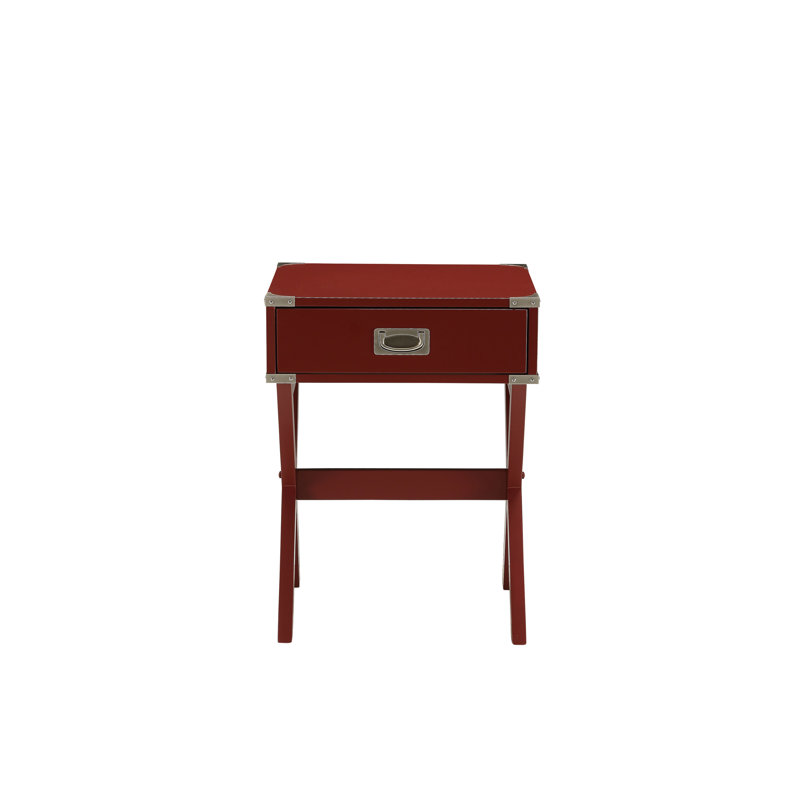 Table d'appoint Babs, Rouge