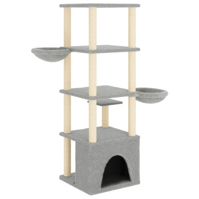 147 cm H Cat Tree / Condo and Cat Scratchers