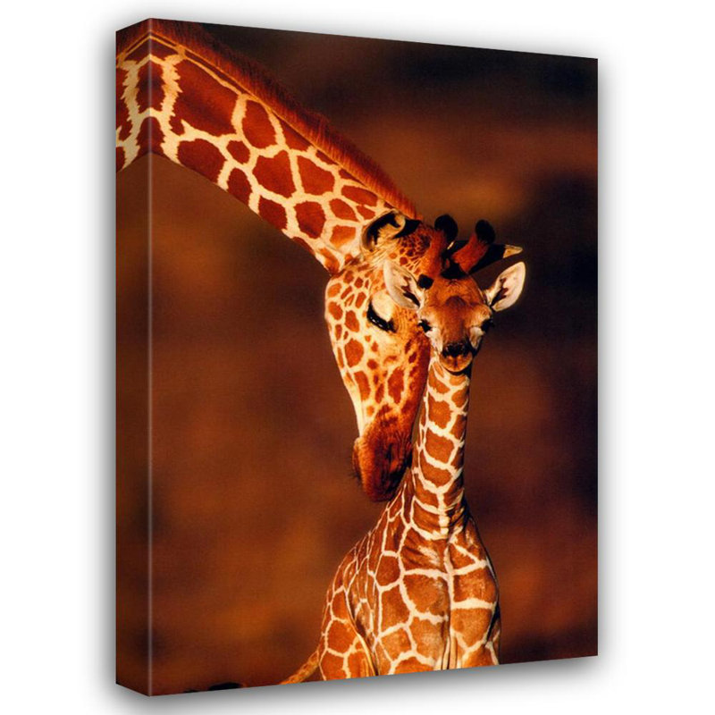 Giraffes, Namibia, 24" H x 16" W