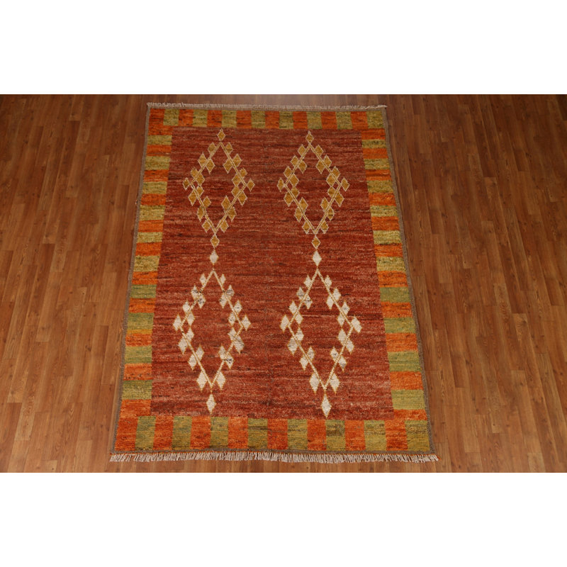 One-of-a-Kind 5'8'' X 7'11'' New Age Wool Area Rug in